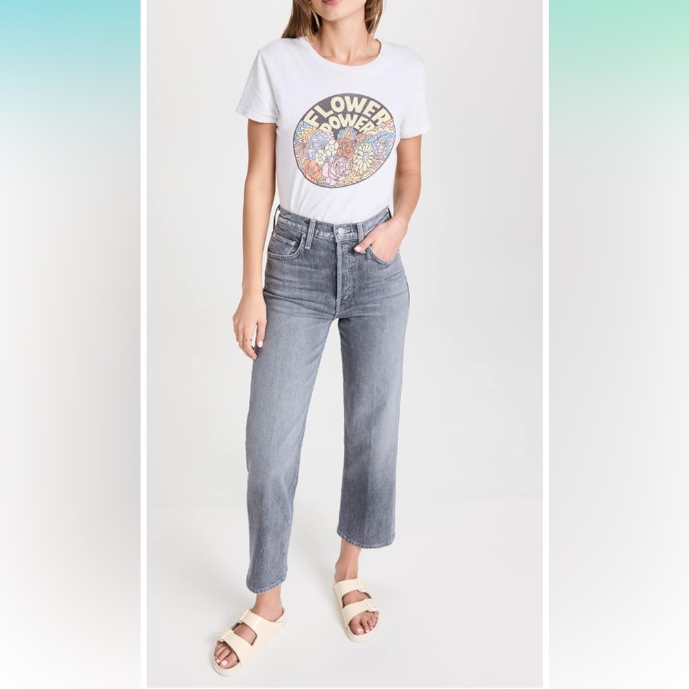 MOTHER The Rambler Ankle Uncommon Ground Straight Leg Jean